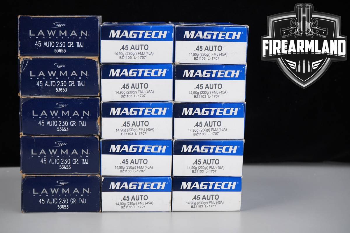 750 RDS! 45 ACP Ammo 45ACP