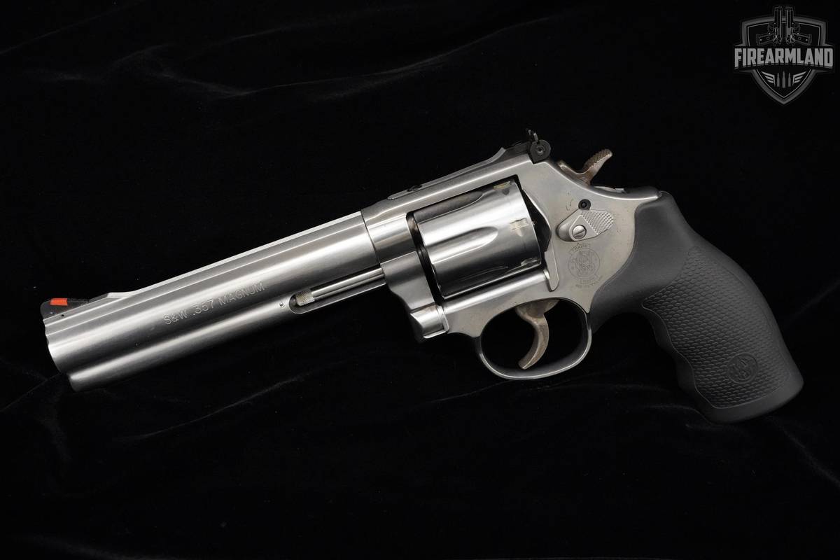 Smith & Wesson (S&W) Model 686-6 Plus 357 Magnum 6" S&W 686-6 DA/SA 7rd