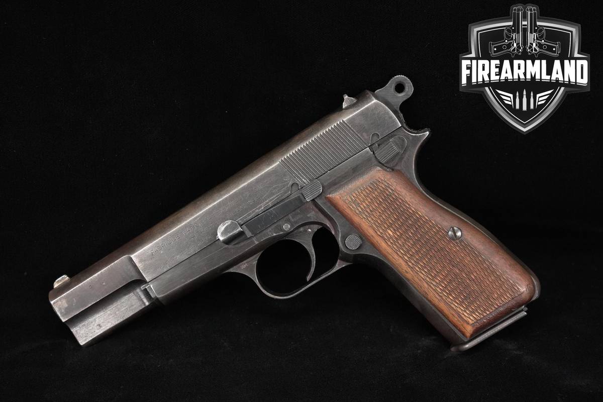 1942 FN GP-35 German-occupation Pistole 640(b) 9mm WW2 P35