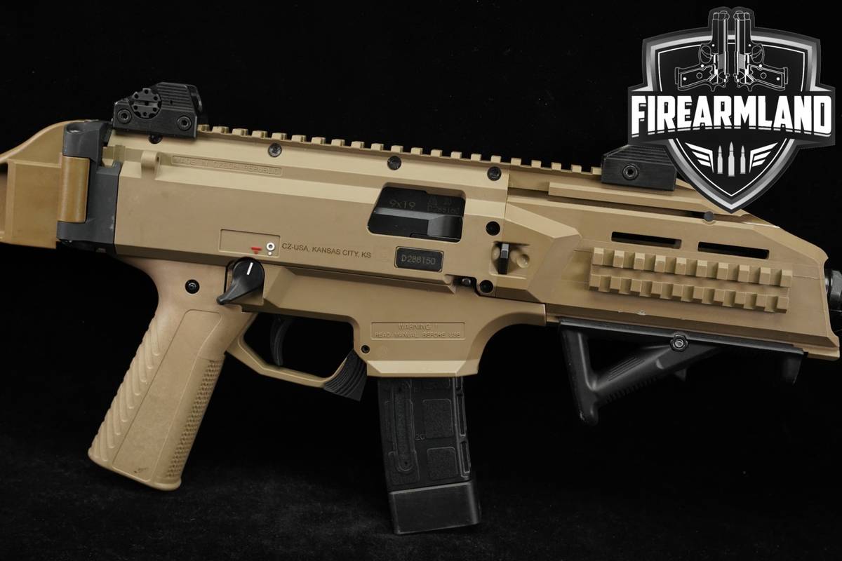 CZ SCORPION EVO 3 S1 Pistol 9mm 7.72" FDE Defense +2 MAGS