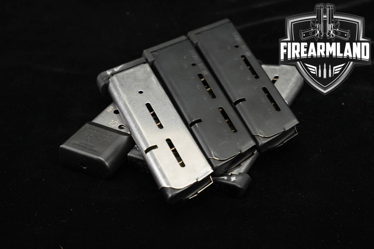 SIX (6) Wilson Combat (WC) 1911 8 & 10 Round Magazines .45 ACP Mags