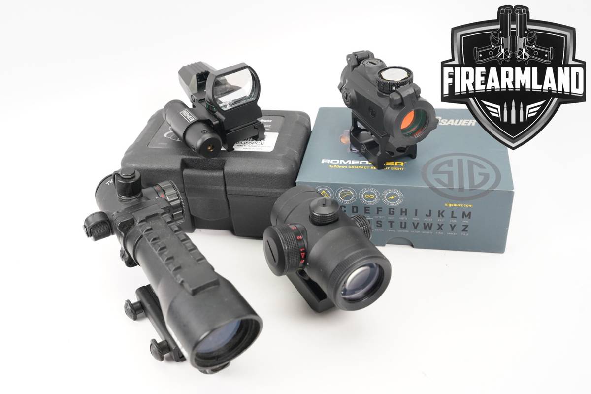 FOUR Red Dot Sight Lot 4 Pack CVLife BSA Sig Sauer Monstrum RDS