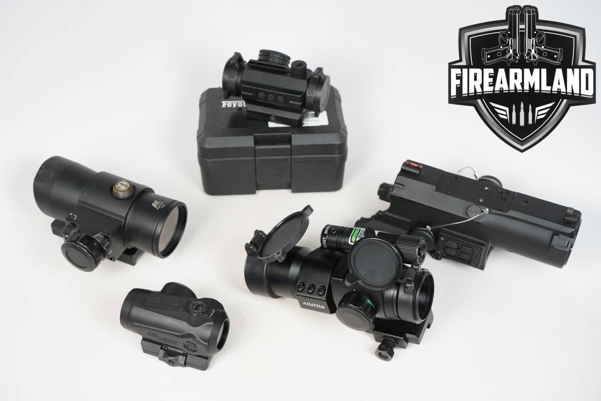 FIVE RED DOT SIGHT LOT 5 Pack NCStar Freyachi Sig Sauer RDS