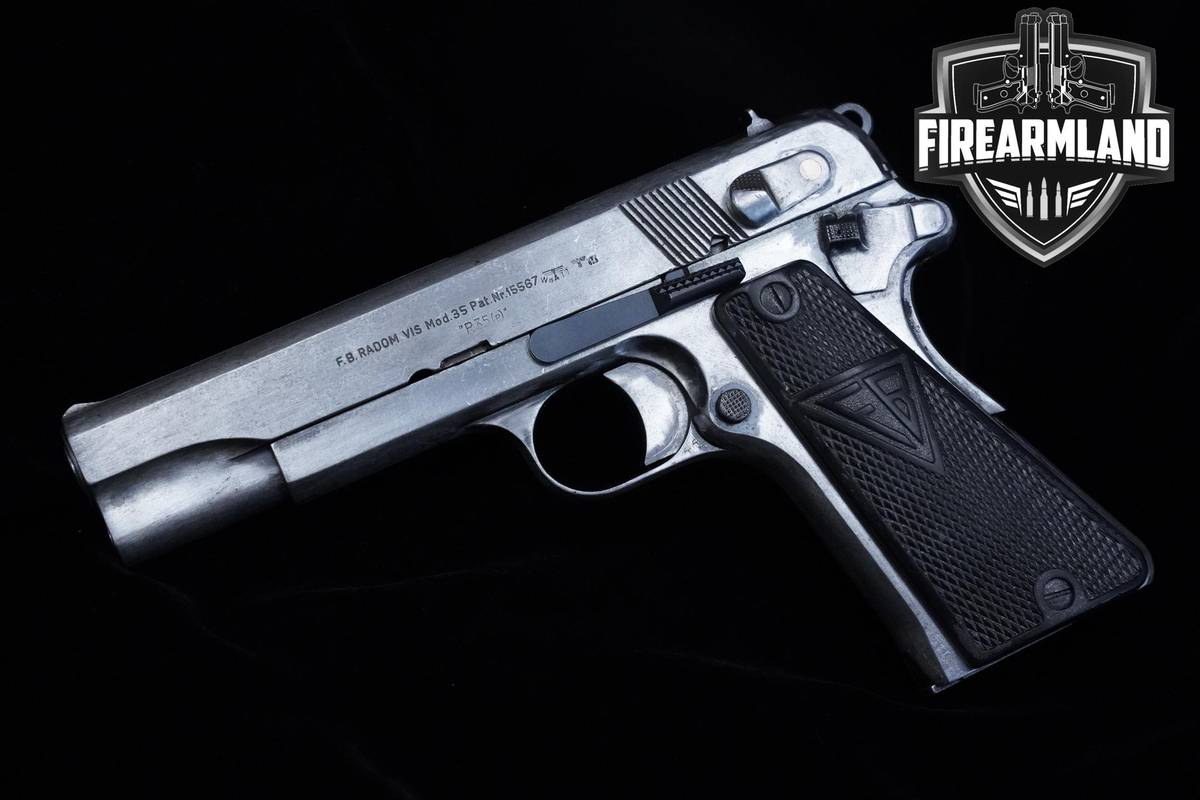 1939-1945 FB Radom Vis 35 Germany Issued 9mm Steel P35(p) WW2