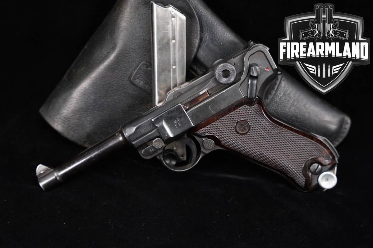 1918 DWM P.08 Luger Weimar 1920 Property Marked 9mm 4" WW1 WWI P08 +2 MAGS