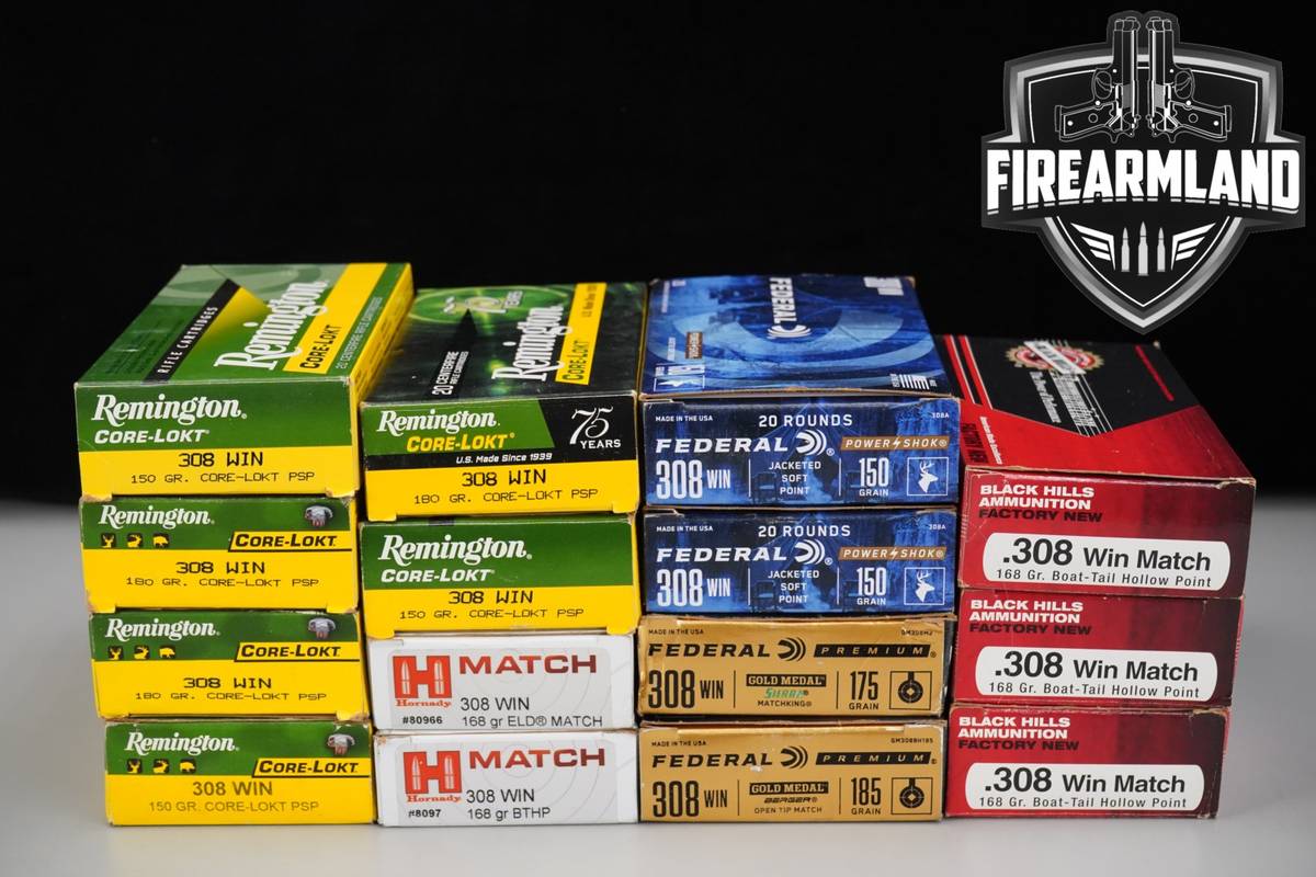 300 RDS! 308 Winchester Ammo 308Win