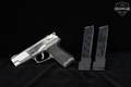 1991 Sturm Ruger P90 DC .45 ACP Two-Tone Stainless & Grey in Fair Condition Image 2