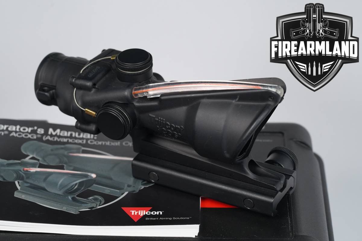Trijicon ACOG 4x32 .223 BDC/FT- Red Chevron BAC Reticle Scope TA31 TA-31