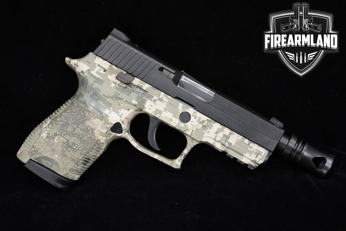 2008 Sig Sauer P250 Tactical 9mm 4.5" Two Tone P250 P-250 3MAGS & ORIG CASE