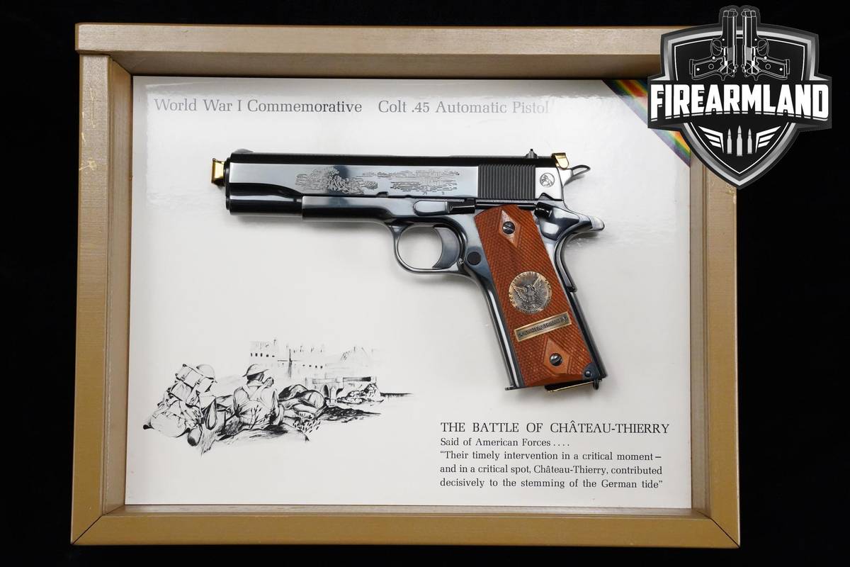 Colt M1911 Battle of Chateau-Thierry WWI Commemorative 45-ACP Colt M1911 US