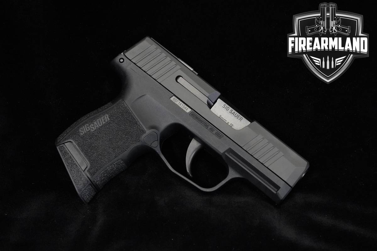 Sig Sauer P365 SAS 9mm Nitron Sig-Sauer P365-SAS P-365 +3 MAGS & ORIG CASE