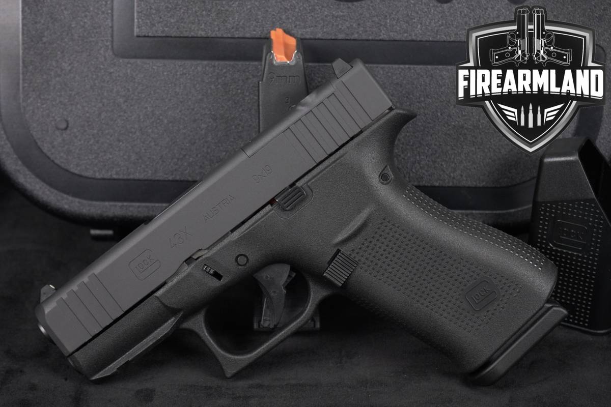 Glock 43X MOS G43X 43-X 9mm 3.41 +2 MAGS & ORIG CASE