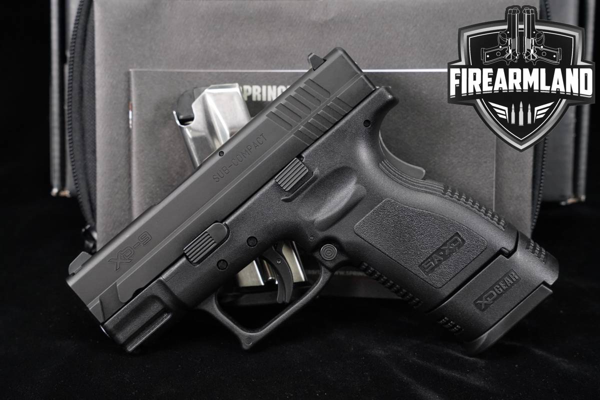 Springfield Armory XD 3" Sub-Compact 9mm XD9 CCW +2 MAGS & ORIG BOX