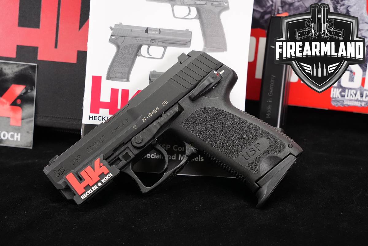Heckler & Koch USP Compact Variant 1 H&K 9mm 3.6" +2 MAGS & ORIG CASE