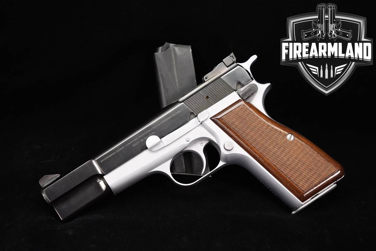 1976 Browning Hi-Power C-Series 9mm 4.625" BHP P35 P-35 +2 MAGS