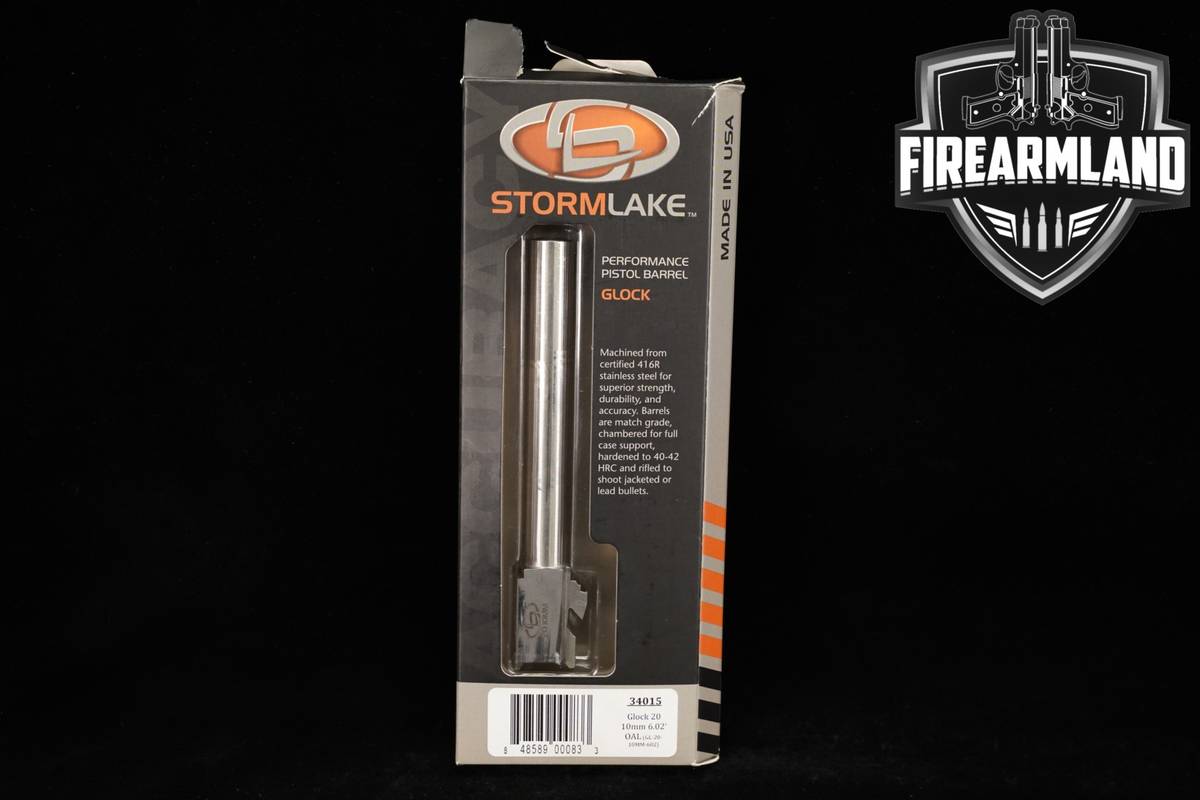 StormLake Glock 20 G20 6.02" 416R Stainless Steel Barrel 10mm