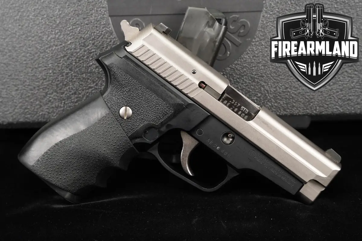 Sig Sauer P229 357SIG 3.9" Two-Tone Stainless P 229 +2 MAGS & ORIG CASE