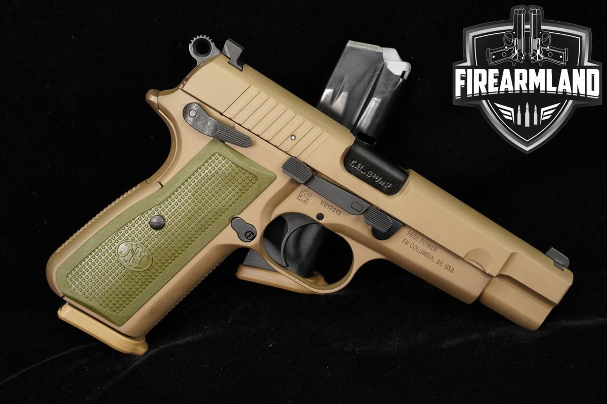 FN HIGH POWER 9mm 4.7 FDE +2 MAGS