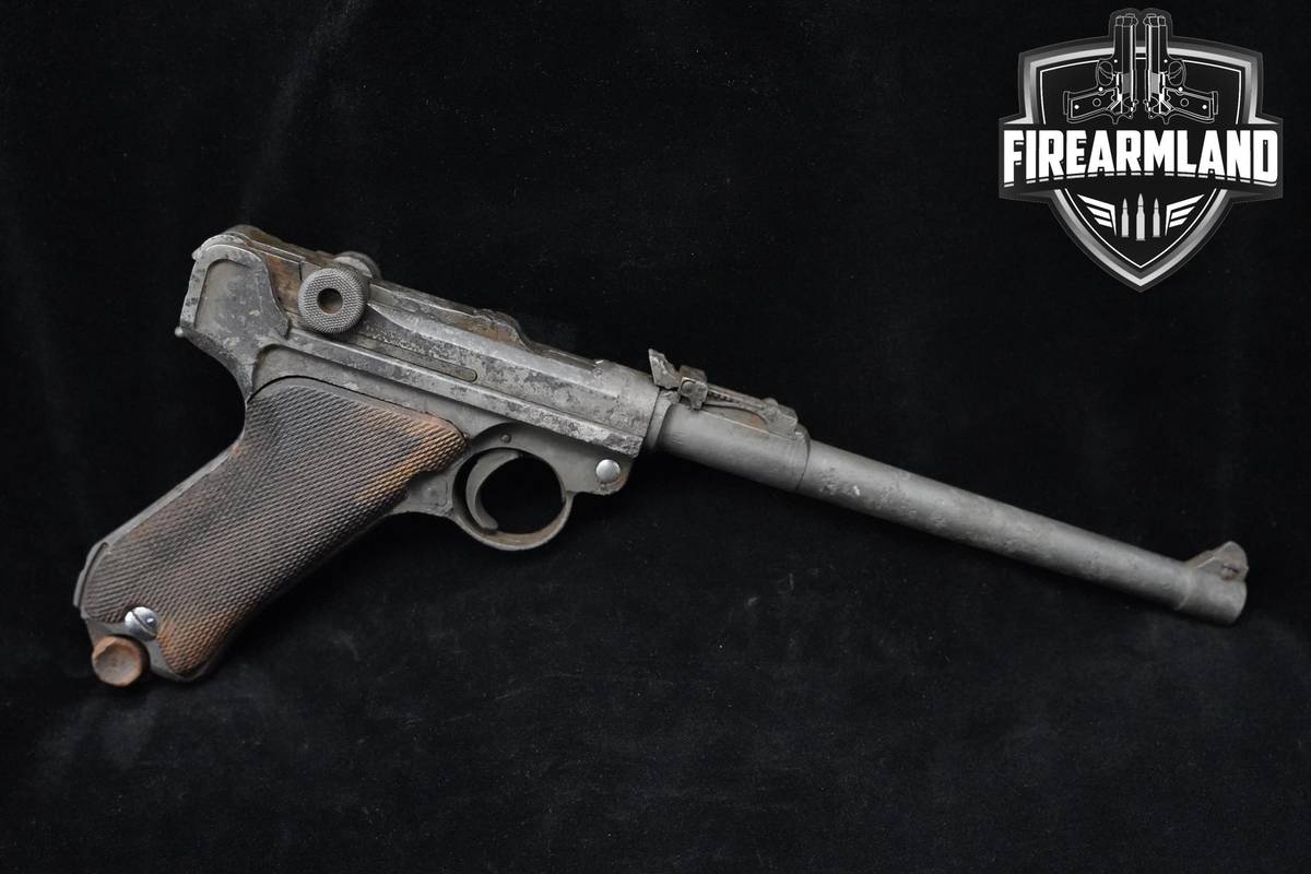RELIC! 1914 Erfurt P.08 Luger Artillery 9mm 7.9" Erfurt-P.08 Luger P08 P-08