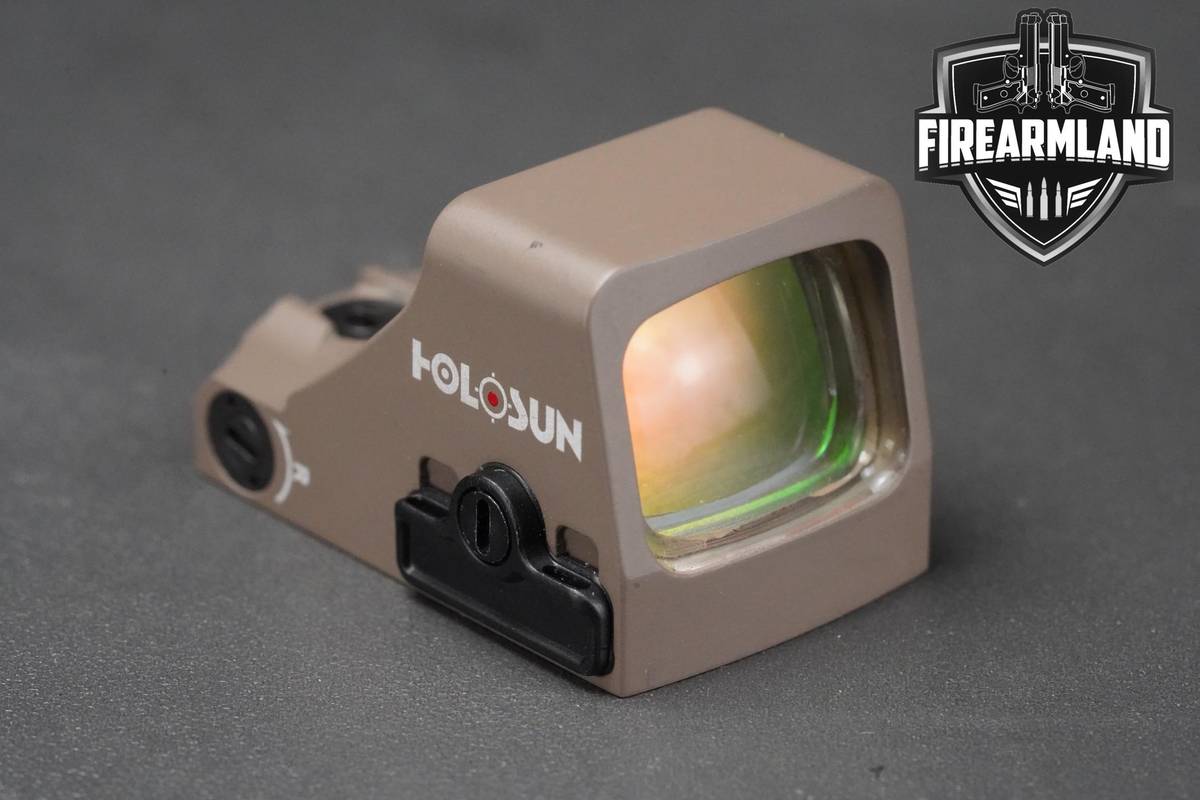 Holosun HS407K X2 FDE Red 6 MOA Dot FDE Holosun HS407 OPTIC