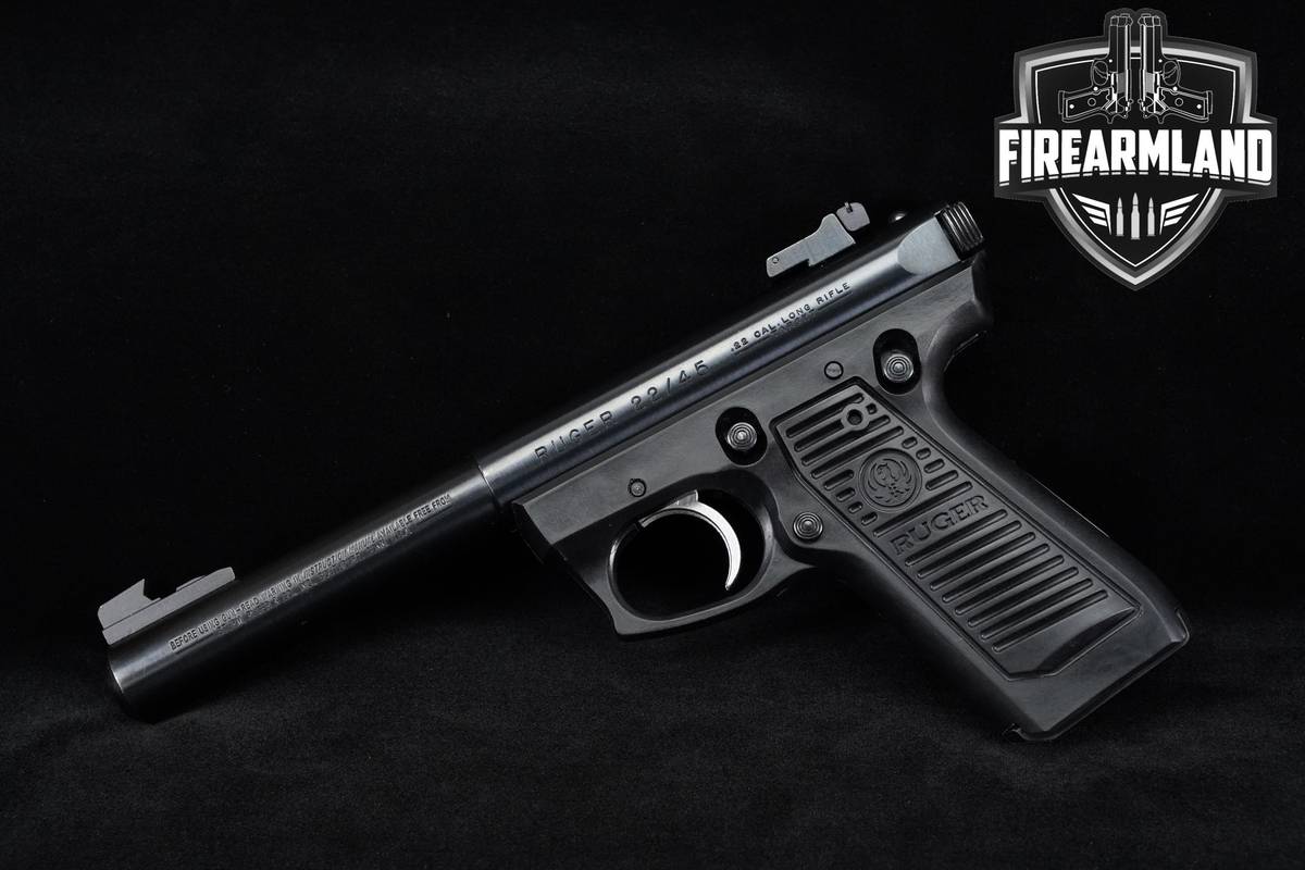 1996 Ruger Mark II 22/45 Target 22LR 5.5" Blued 1911-Style Grip +ORIG CASE