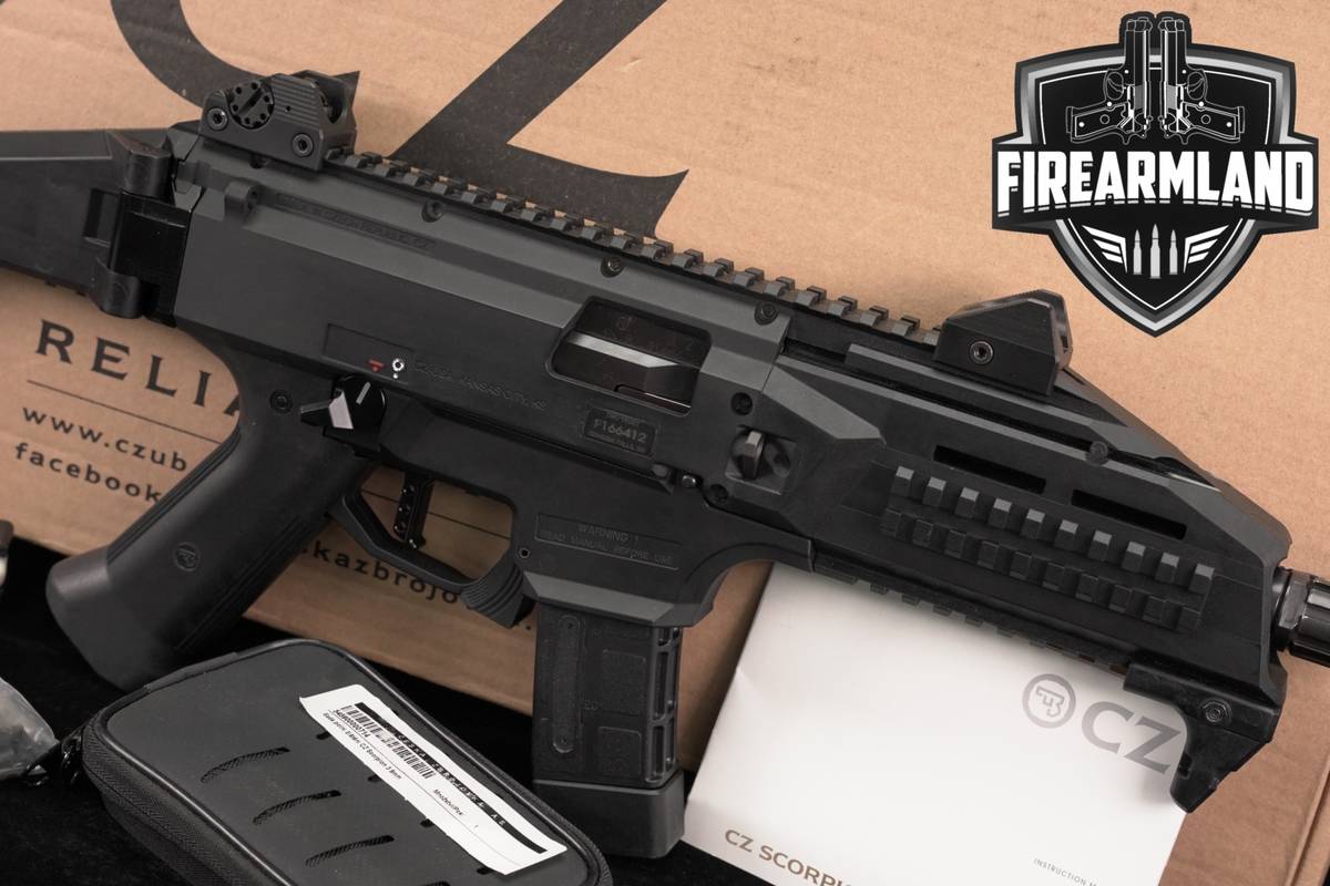 SBR CZ Scorpion EVO 3 S1 9mm 7.72" +2 MAGS & ORIG BOX