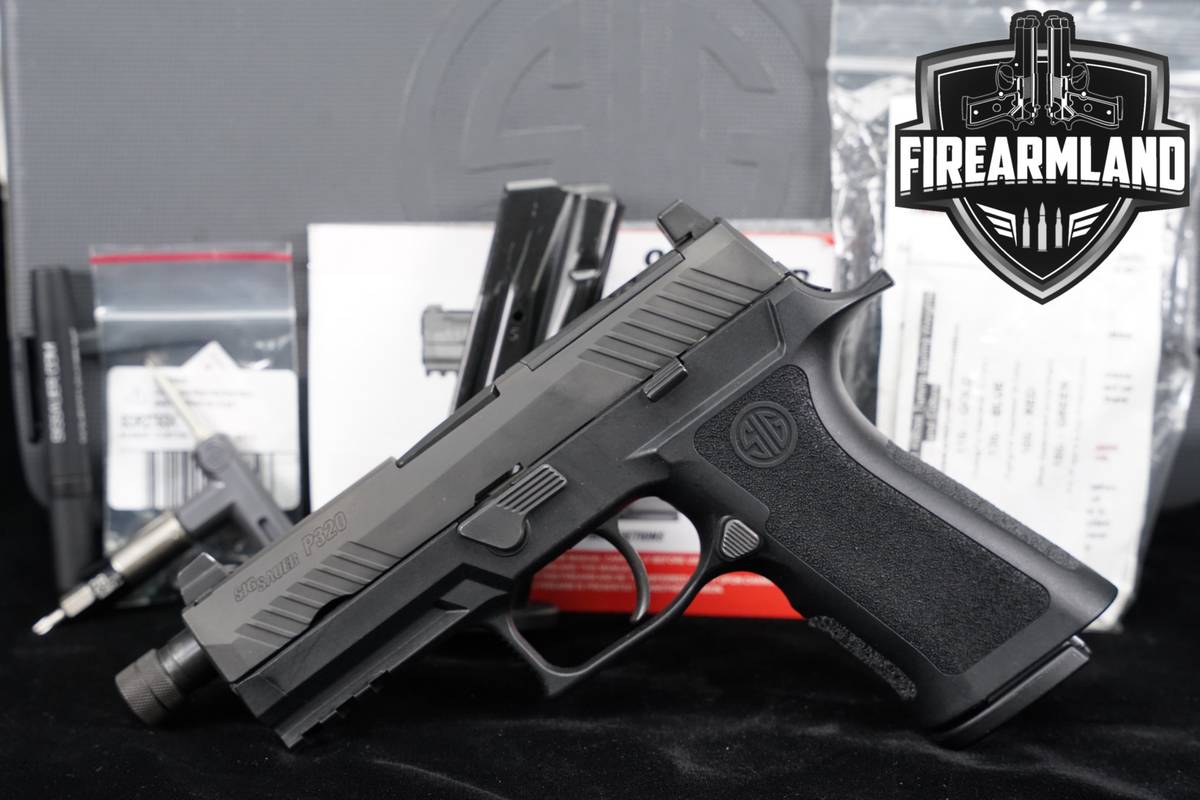 Sig Sauer P320 9mm 4.7" Threaded Optics-ready P-320 +2 MAGS & ORIG CASE