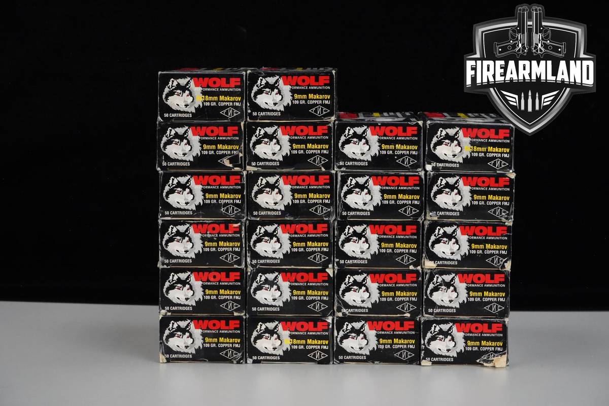 1100 RDS! 9x18mm Makarov Ammo 9MM Mak