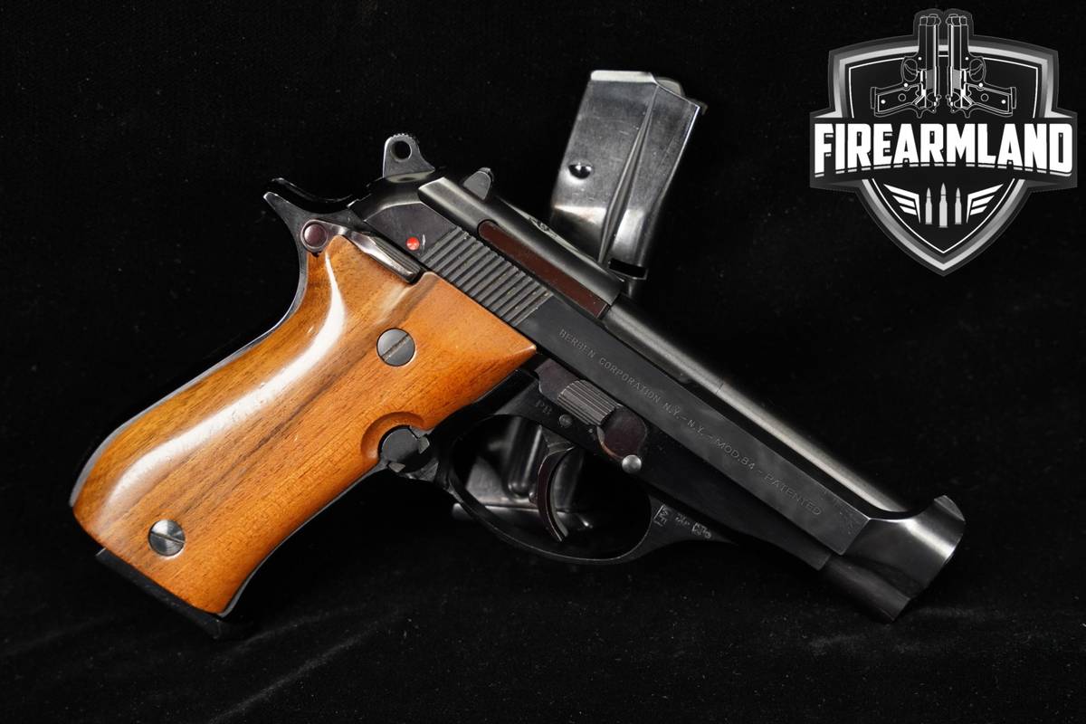 1980 P Beretta Mod 84 Cheetah; First Series 3.82" Blued M84 +2 MAGS