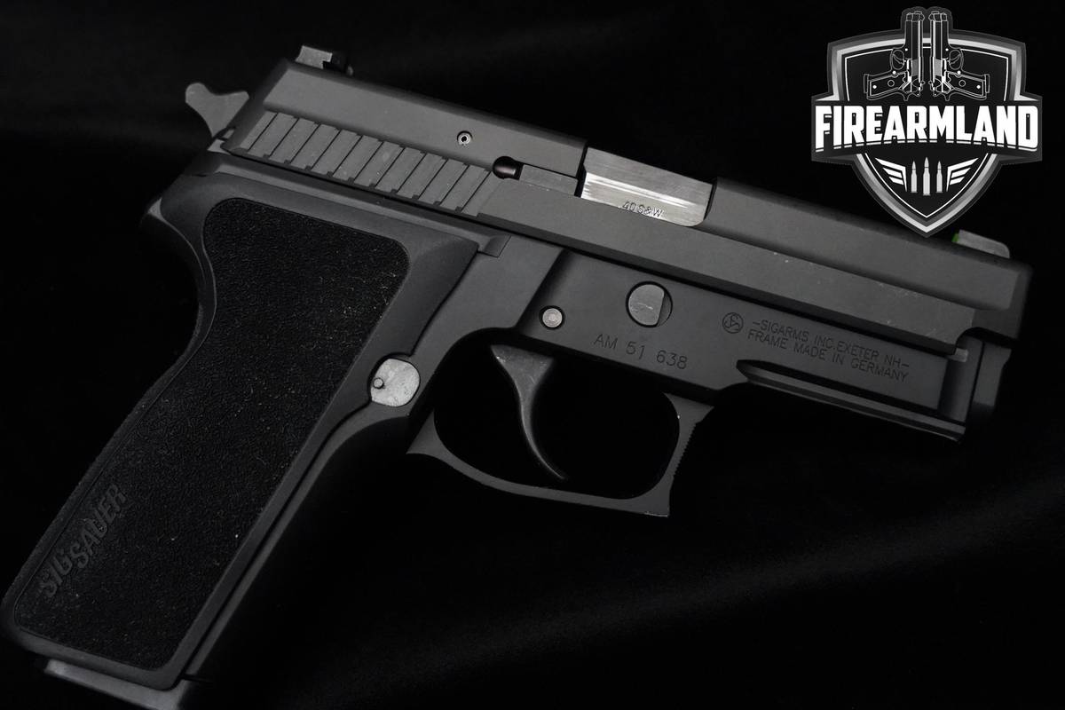 Sig Sauer P229 Stainless 40 S&W 3.9" Nitron Pistol Germany +2 MAGS