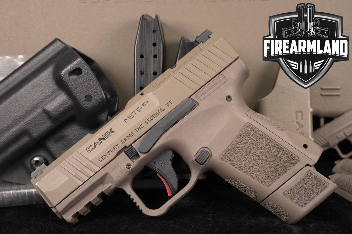 Canik METE MC9 9mm Optics-Ready 3.1" FDE MC-9 +3 MAGS, ORIG CASE & HOLSTER