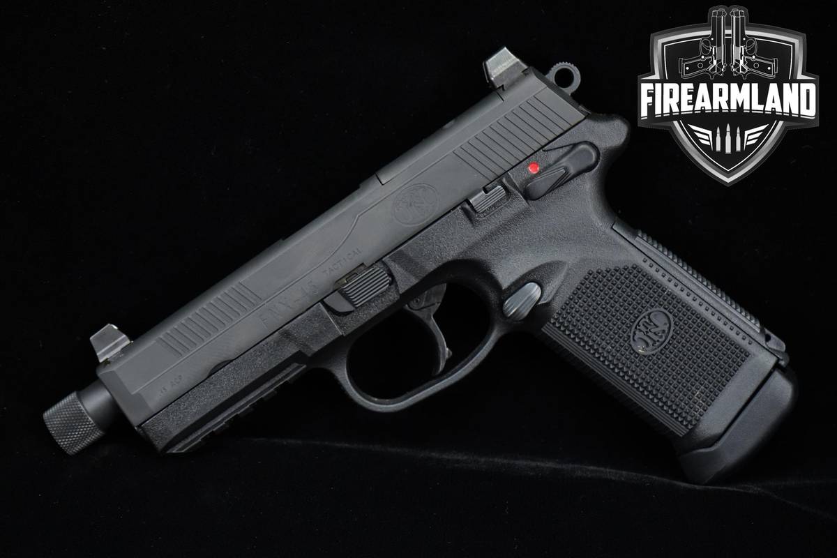 FN America FN FNX-45 Tactical 45ACP 5.4" 45T FNX45 Defense Pistol +2 MAGS
