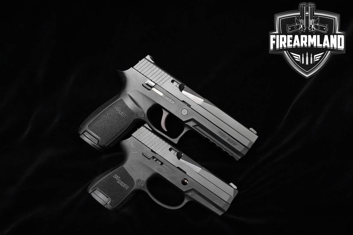 Sig Sauer P250 2SUM 9mm 4.7" and 3.6" Nitron Sig-Sauer P250 P-250 ORIG CASE
