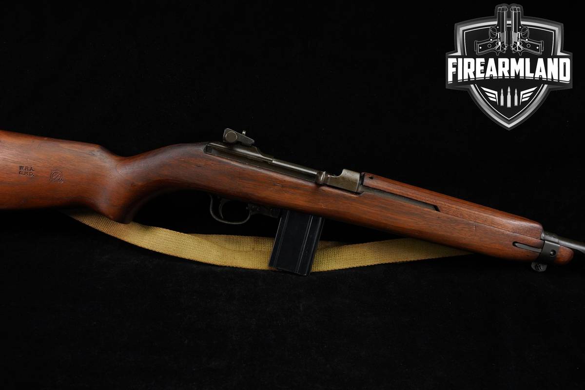 VINTAGE WWII 1944 National Postal Meter M1 Carbine 30Carbine 17.75" +2 MAGS