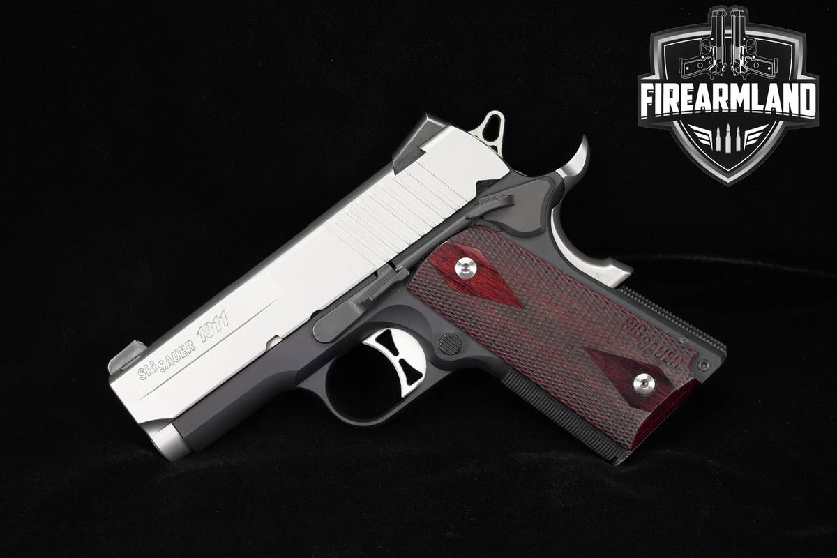 2014 Sig Sauer 1911 Ultra Compact Two-Tone 45 ACP 3.3" +2 MAGS & ORIG CASE