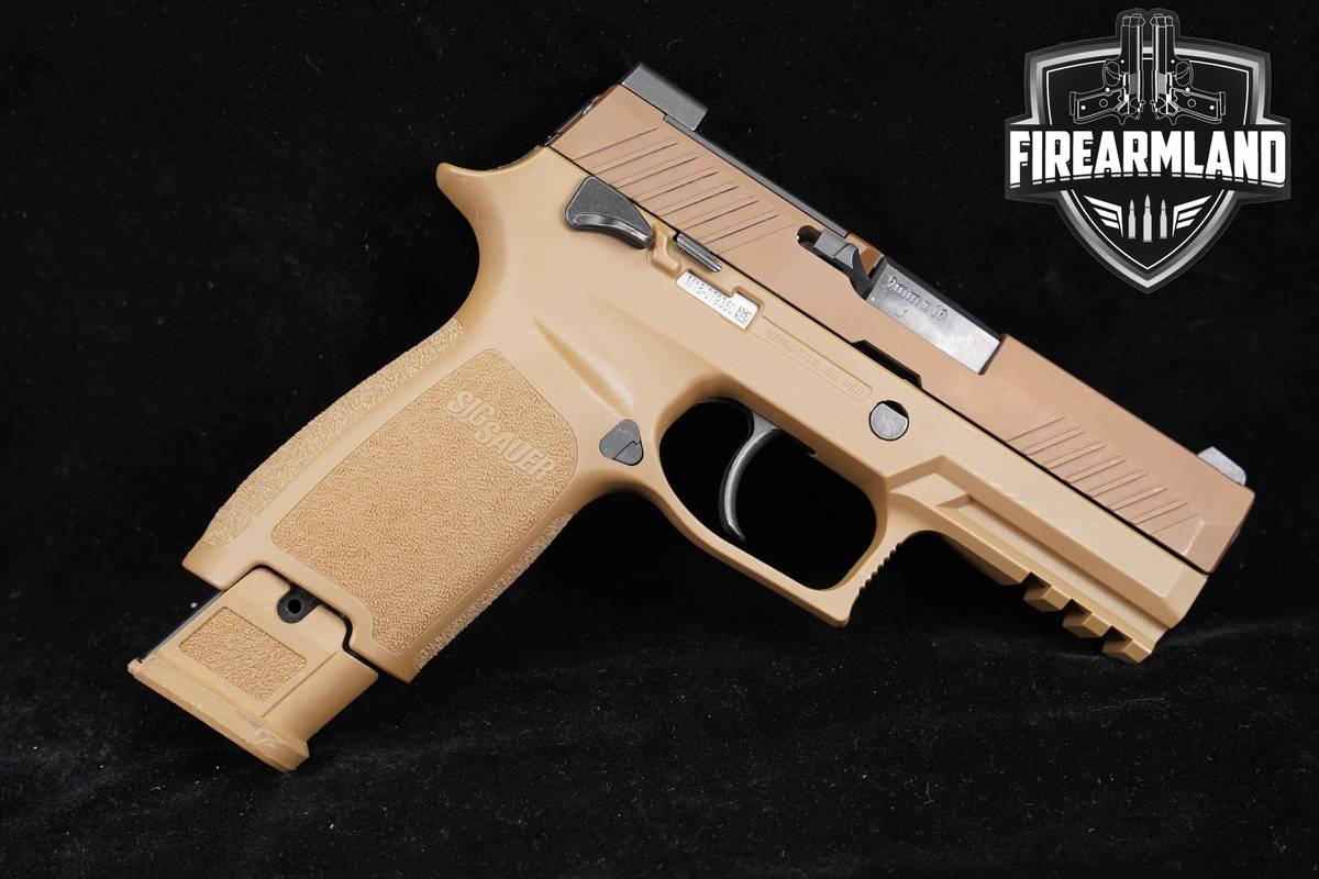 Sig Sauer P320-M18 9mm 3.9" Coyote Tan P-320 M-18 +3 MAGS