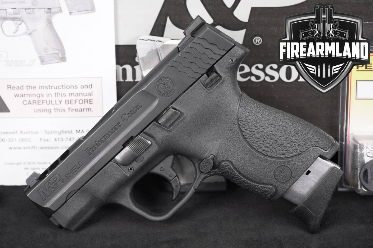 Smith & Wesson M&P9 Shield Performance Center Gen 1 S&W PORTED +2 MAGS, BOX