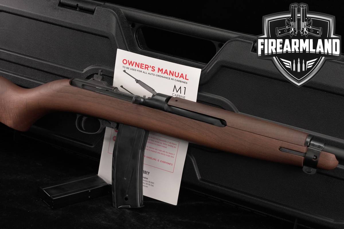Auto Ordnance M1 Carbine 30 18" Parkerized & Walnut USGI +2 MAGS, ORIG CASE