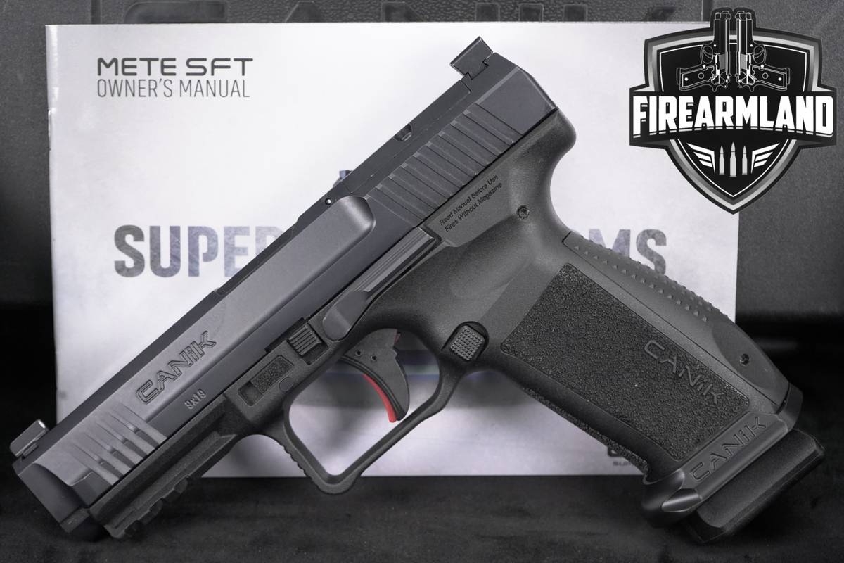 Canik METE SFT 9mm Optics-Ready 4.46 +2 MAGS, ORIG CASE & HOLSTER