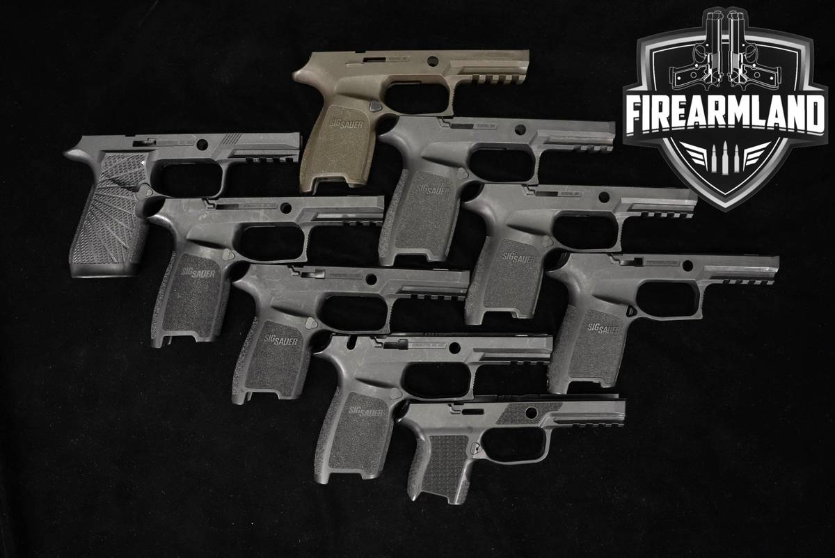 NINE 9 Sig Sauer P320 COMPACT Grip Module Lot Pistol Grips P320C P-320