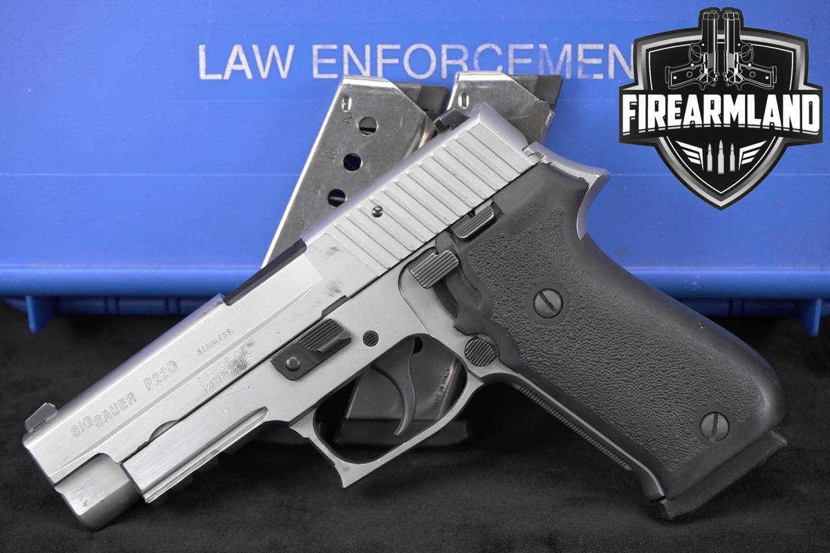 Sig Sauer P220R 45 ACP 4.4 Stainless P220-R P 220R 220 +3 MAGS & ORIG CASE