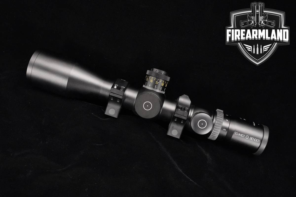 Schmidt & Bender Police Marksmen II 3-12x50mm Gen II Mil-Dot Reticle FFP