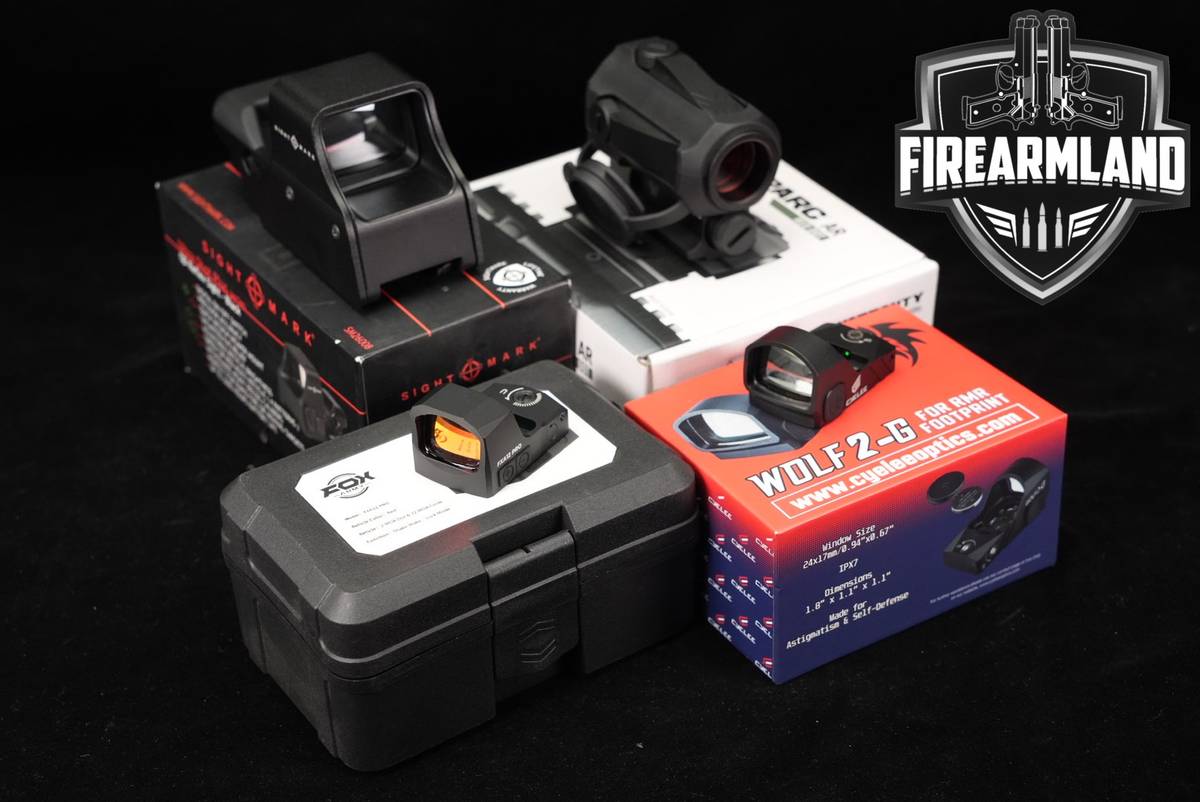 FOUR RED DOT LOT 4 Pack Cylee Vortex Sightmark Fox Army RDS Sight