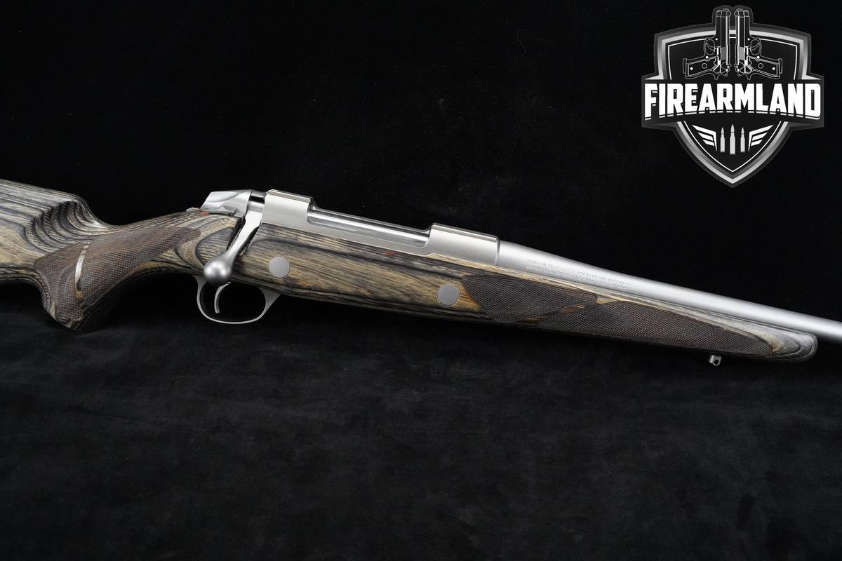 LIKE-NEW Sako 85 Grey Wolf 6.5x55 Swedish 22.4" Stainless & Gray Laminate