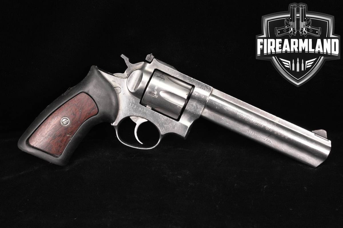 1997 Ruger GP100 357 Magnum 6" Stainless GP 100 DA/SA
