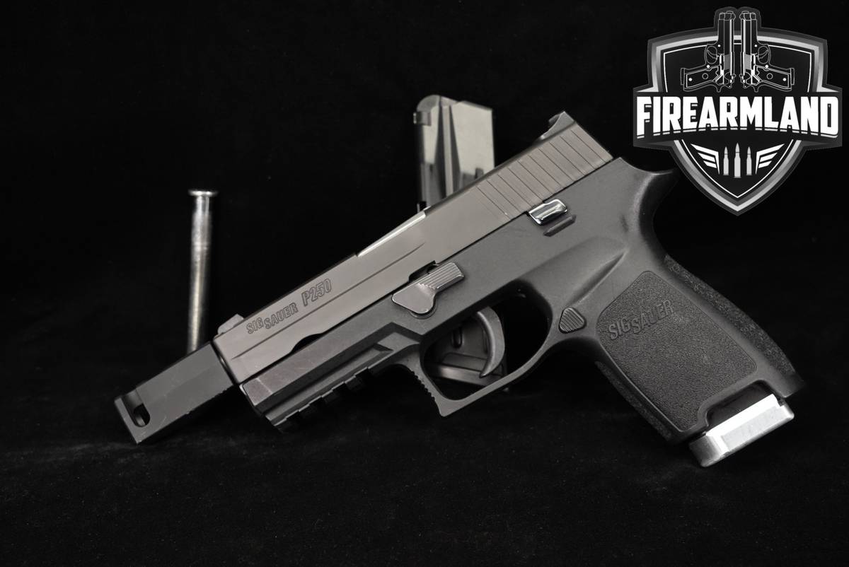 Sig Sauer P250 Compact COMP 9mm 4.5" TUNGSTEN ROD P-250 +2 MAGS