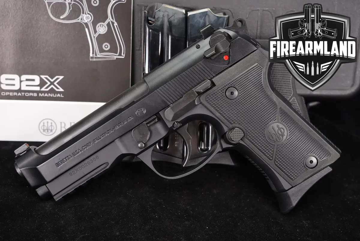 Beretta 92X Centurion 9mm 4.25 92 X +3 MAGS & ORIG CASE