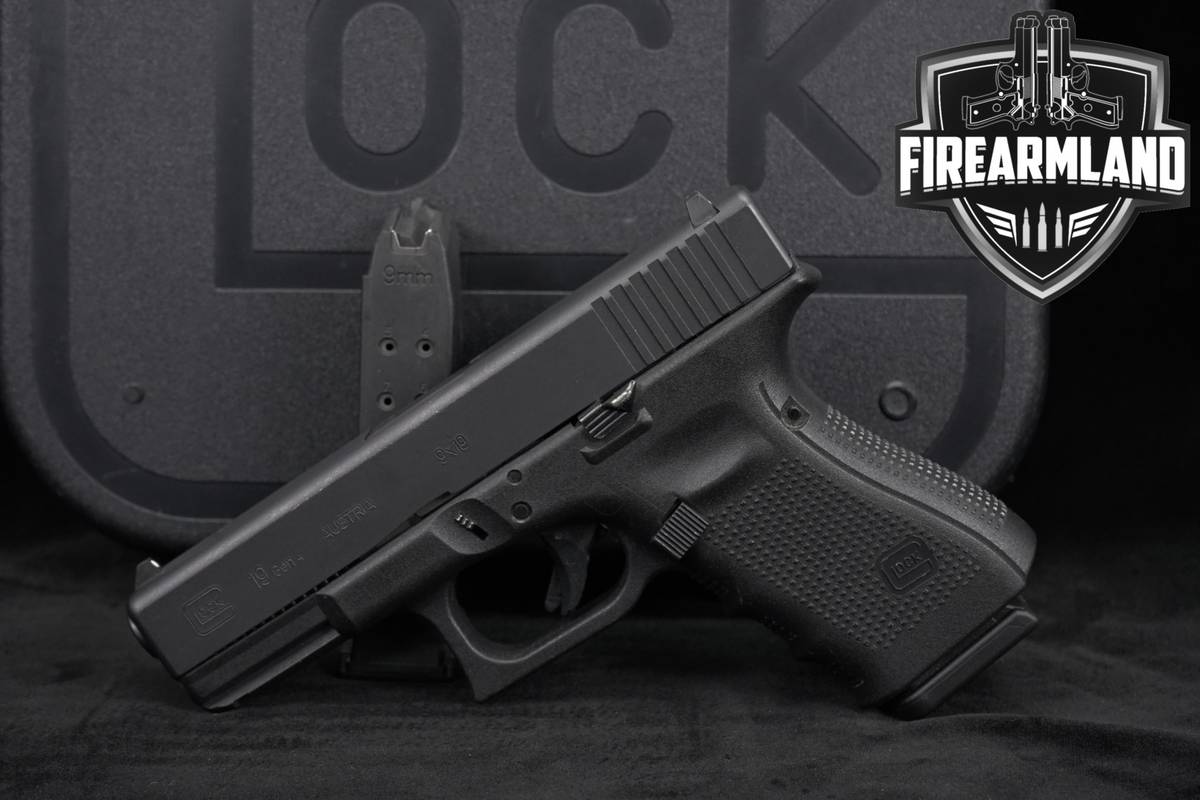 Glock 19 Gen4 9mm 4.02" G19 Gen-4 +2 MAGS & ORIG CASE