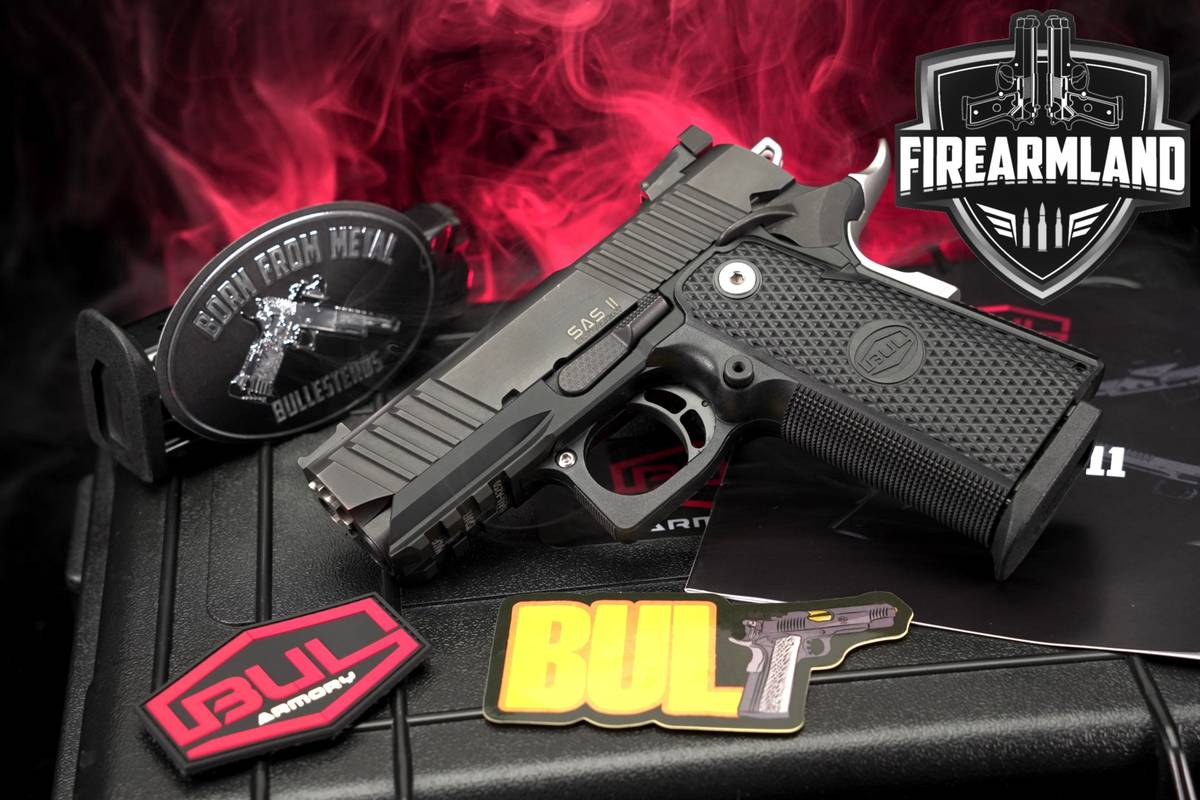 BUL Armory SAS II Ultralight 9mm 1911 SASII 2011 +2 MAGS & ORIG CASE