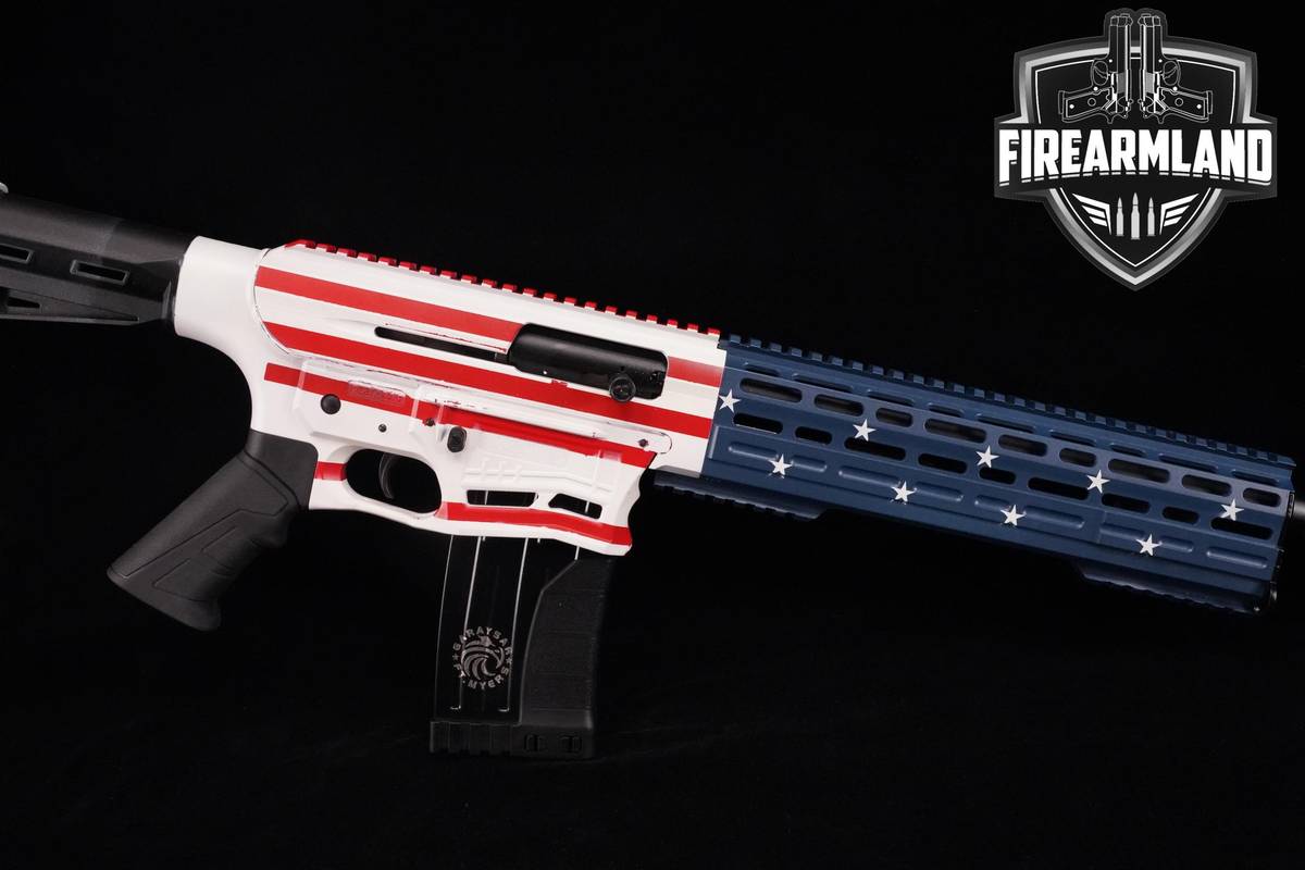 Garaysar FEAR-116 American Flag Edition 12-Gauge 20" +3 MAGS & ORIG BOX